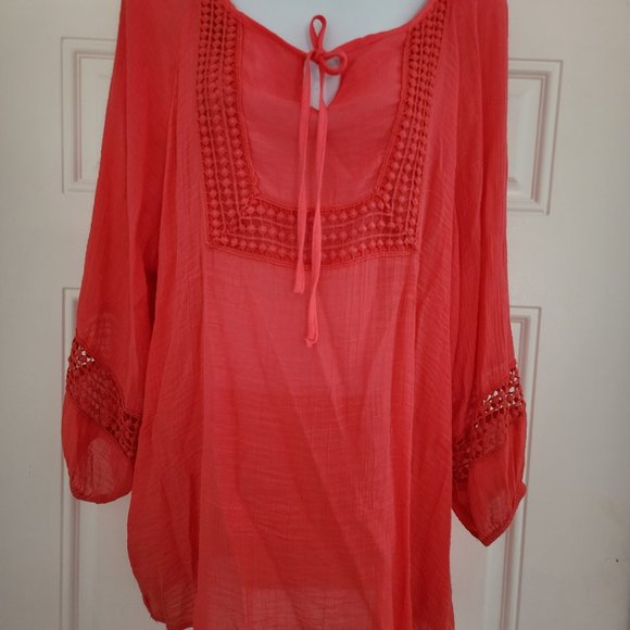 Womans Plus Size Long Sleeve T - Picture 2 of 12